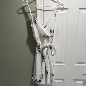 SHEIN White Floral Dress